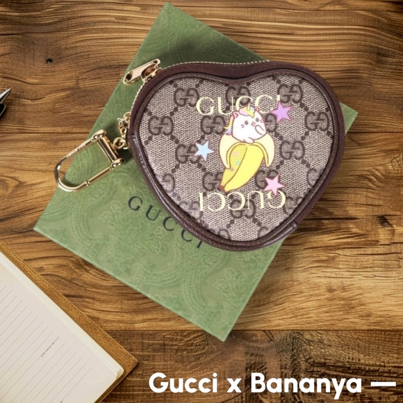 Gucci Handbags - GG Gucci x BNF Supreme Bananya Purse coin pouch